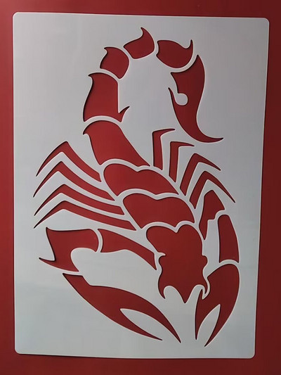 21* 29 cm predložak Sea King DIY Šablone za slojeve Slikanje Spomenar Bojanje Album za utiskivanje Ukrasni predložak