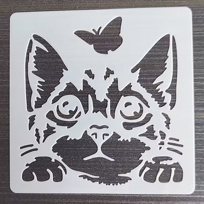 13*13Cm Muinasjuturaamatu mall DIY kihistusšabloonid seinamaaling väljalõigete albumi värvimine reljeefalbumi dekoratiivkaardi mall