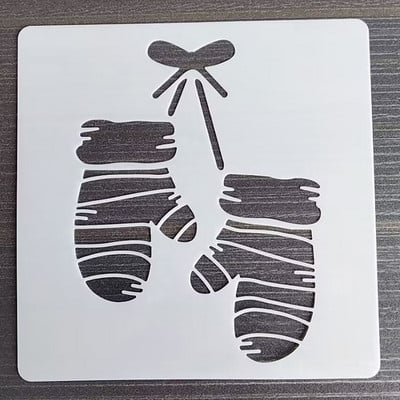 13*13Cm Muinasjuturaamatu mall DIY kihistusšabloonid seinamaaling väljalõigete albumi värvimine reljeefalbumi dekoratiivkaardi mall