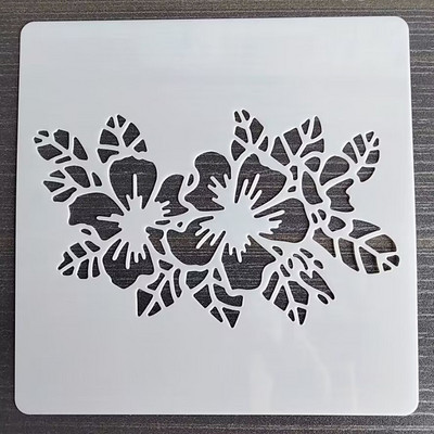 1 KOM 13*13 Cm Dickey predložak DIY Šablone za slojeve Zidne slike Spomenar Bojanje Album za utiskivanje Predložak ukrasnih kartica