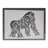 1 KOM 21*29 cm Gorilla predložak DIY Šablone za slojeve Zidne slike Spomenar Bojanje Album za utiskivanje Predložak ukrasnih kartica