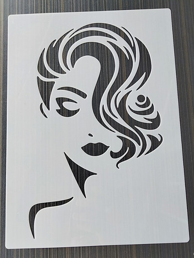 1 KOM 21*29 cm Gorilla predložak DIY Šablone za slojeve Zidne slike Spomenar Bojanje Album za utiskivanje Predložak ukrasnih kartica