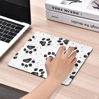 Dog Paw Mouse Pad Αντιολισθητικό ποντίκι Υπολογιστή Mousepad με λαστιχένια βάση για φορητό υπολογιστή γραφείου για παιχνίδια 20 * 25cm