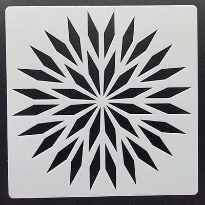 1 tk 15*15 cm mandala šabloon mööblile seintele maalimine kaunistus kihistamine plastik meisterdamine värvimine reljeef Väljalõigete album Stenci