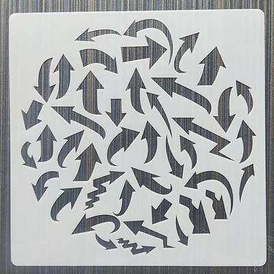 1 tk 15*15 cm mandala šabloon mööblile seintele maalimine kaunistus kihistamine plastik meisterdamine värvimine reljeef Väljalõigete album Stenci