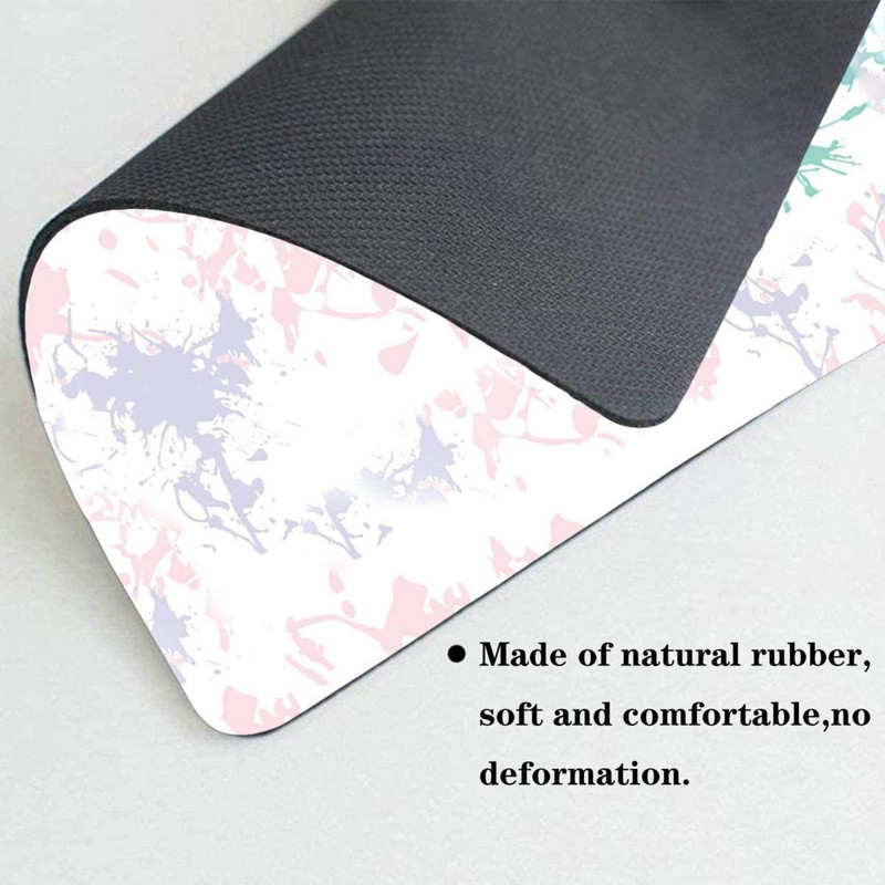 Подложка за мишка, подложки за компютърна мишка Colorful Flamingo Аксесоари за бюро Неплъзгаща се гумена основа, подложка за мишка за мишка за лаптоп