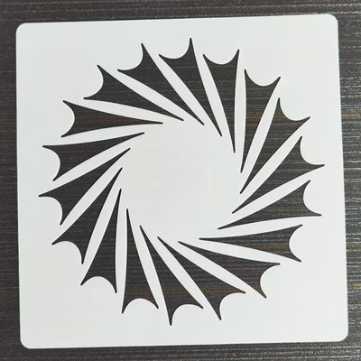 20*20cm Geometric Mandala DIY Layering Stencils Ζωγραφική τοίχων Έπιπλα Λεύκωμα χρωματισμού Ανάγλυφο διακοσμητικό πρότυπο άλμπουμ