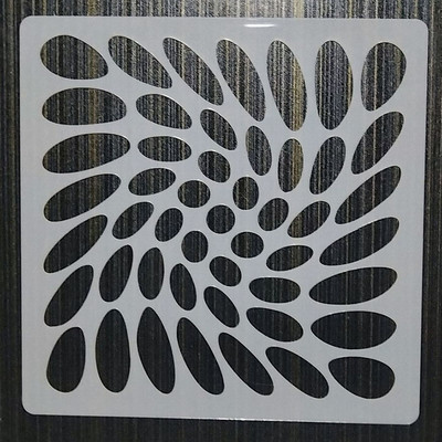 20*20cm Geometric Mandala DIY Layering Stencils Ζωγραφική τοίχων Έπιπλα Λεύκωμα χρωματισμού Ανάγλυφο διακοσμητικό πρότυπο άλμπουμ