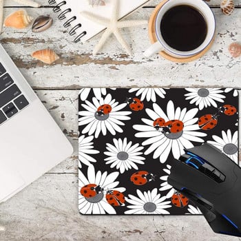 Mouse Pad Ladybugs Υπολογιστής Mouse Pads Αξεσουάρ γραφείου Αντιολισθητική βάση από καουτσούκ για ποντίκι φορητού υπολογιστή