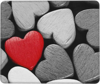 Χαριτωμένο Mouse Pad για γραφείο με αντιολισθητική λαστιχένια βάση Love Gaming Mousepad Αδιάβροχο μικρό ποντίκι υπολογιστή για εργασία γραφείου