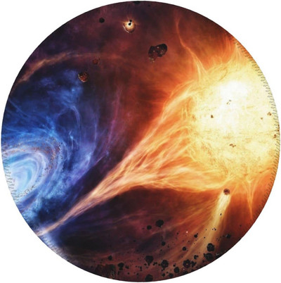 Galaxy Space Stars Sun Universe Okrugla podloga za miša Neklizajuća gumena podloga za miša Gaming Podloga za miša za računalni stol Prijenosno računalo Uredski rad