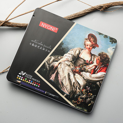 Brutfuner 12/24/48 de culori Ulei, lemn, metal, creioane colorate, schiță în creion acuarelă, set de creioane pentru pictură, articole de artă