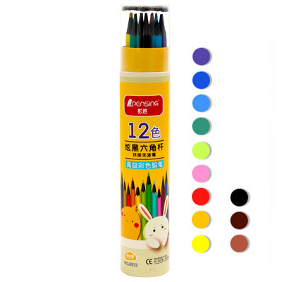 24/36/48 цвята Химикалки с въглен HB за деца и ученици Консумативи за рисуване Скица за начинаещи Цветни моливи