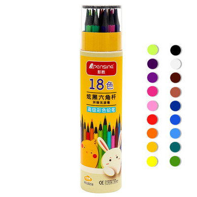 24/36/48 цвята Химикалки с въглен HB за деца и ученици Консумативи за рисуване Скица за начинаещи Цветни моливи