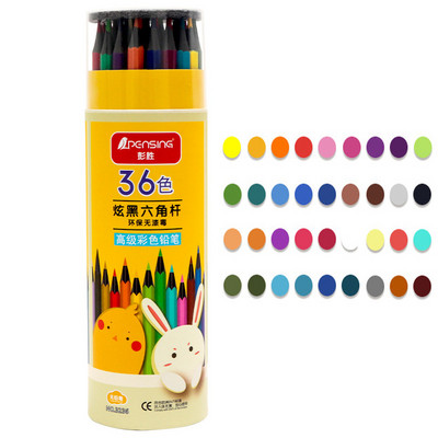 24/36/48 цвята Химикалки с въглен HB за деца и ученици Консумативи за рисуване Скица за начинаещи Цветни моливи