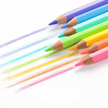 12/24 Color Macaron Oily colored μολύβι Μικρό φρέσκο μαθητικό σκίτσο Κωμικό στυλό χρωματισμού Σχολικά είδη τέχνης Χαρτικά