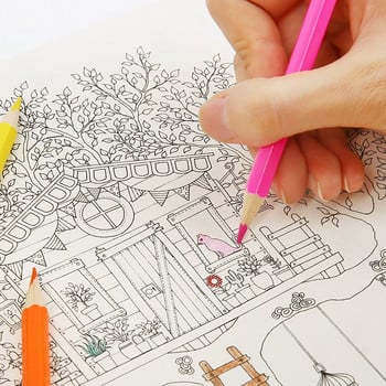 Nature story цветни моливи за рисуване 36 различни colores комплект моливи Crayon Stationery Офис ученически пособия lapices 6988