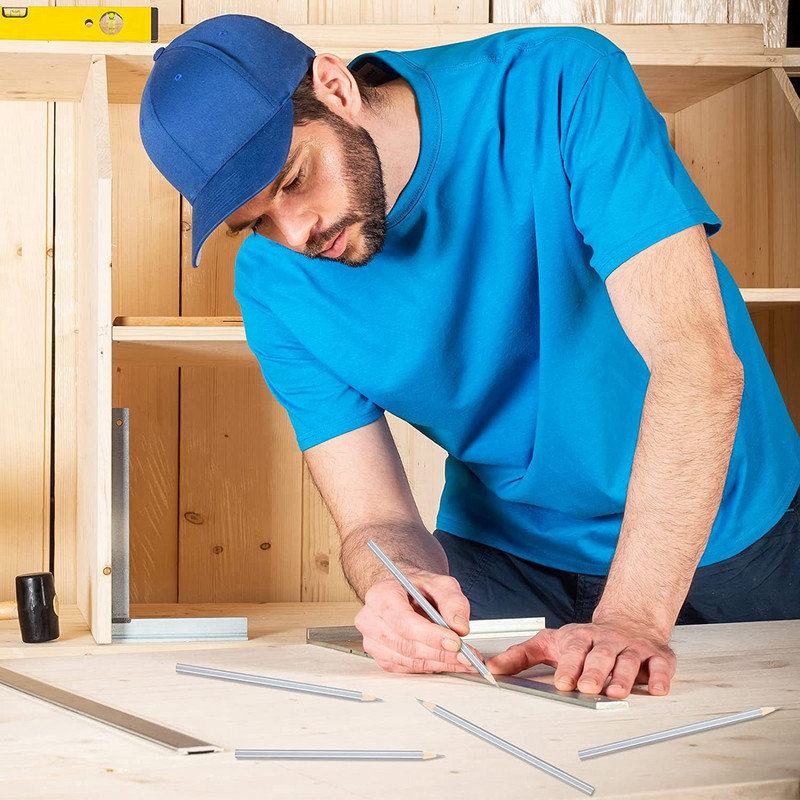 20 опаковки сребърен молив за заварчици Метален сребърен молив за маркиране за строителни работници Металообработващи водопроводчици Рамкари