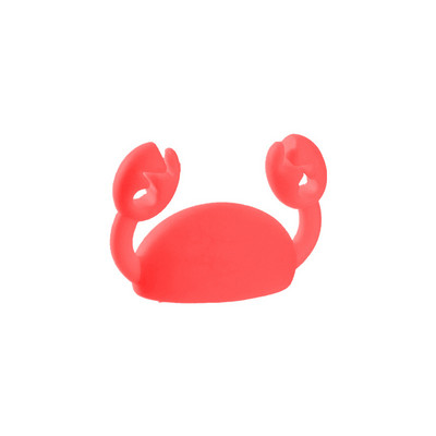 Cartoon Desktop Crab Cable Clip Management Clip for USB Organizer Ακουστικών σιλικόνης Καλώδιο κουρδίσματος σύρμα Ατζέντα Ατζέντα
