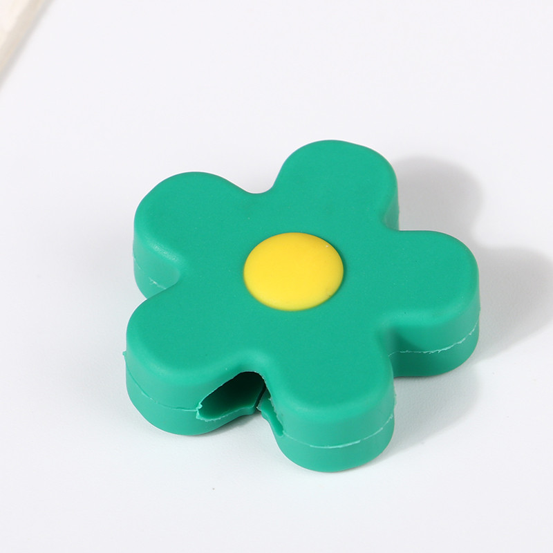 Candy Color Flowers laadija juhtme kate Universaalne kaabli kaitsekate Laadimissäästja telefoni kaabli kaitse