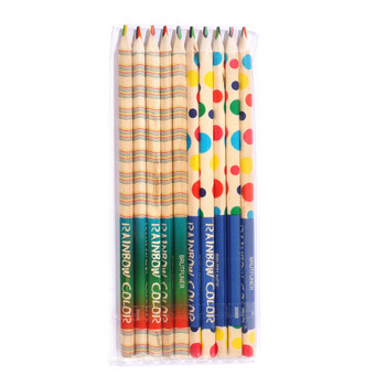 10 τμχ Τριγωνικό έγχρωμο μολύβι για μαθητή σχολείου Επαγγελματικό σχέδιο Γραφείο Σχολείο Καλών Τεχνών Αναλώσιμα Χρώματα για ζωγραφική Παιδικά Δώρα
