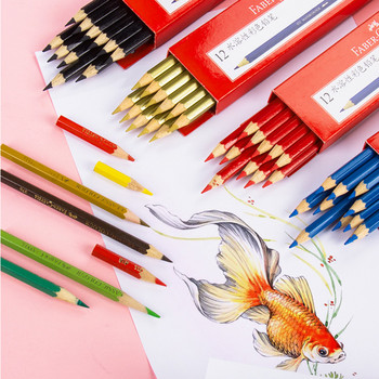 Faber Castel Wood Σετ μολυβιών ακουαρέλας Colored Lead Professional lapis de cor χρωματιστά μολύβια για προμήθειες γραφείου σχολείων τέχνης