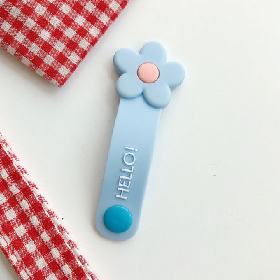 Χαριτωμένο Cartoon Cable Organizer Περιτύλιγμα ακουστικών Στήριγμα καλωδίου USB για iPhone Κλιπ διαχείρισης προστασίας καλωδίων πόρπης Samsung