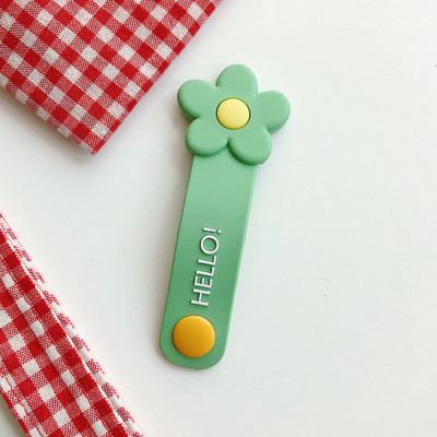 Χαριτωμένο Cartoon Cable Organizer Περιτύλιγμα ακουστικών Στήριγμα καλωδίου USB για iPhone Κλιπ διαχείρισης προστασίας καλωδίων πόρπης Samsung