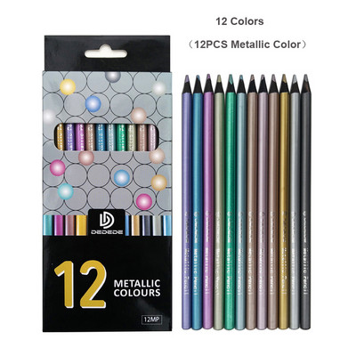 12/18 boja Metalik Setovi olovaka za crtanje Crtanje u boji za učenike Fluorescentne olovke Likovni pribor Novo