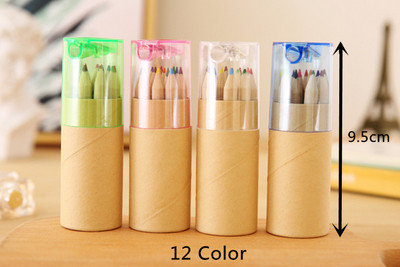 Художествена живопис 12 канцеларски материали Цветен пастел Евтин маслен молив Kawaii консумативи Молив 2022 г. Цветен за училище Инструмент Деца с цев