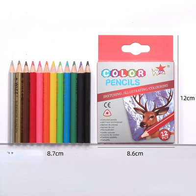 Молив за училище Цветове Безплатна доставка Моливи за рисуване за професионалисти в рисуването Детски комплект цветни моливи Цветни маркери Цвят