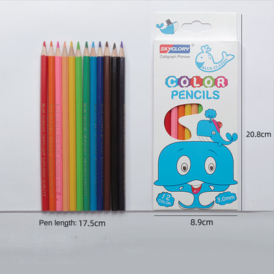 Молив за училище Цветове Безплатна доставка Моливи за рисуване за професионалисти в рисуването Детски комплект цветни моливи Цветни маркери Цвят