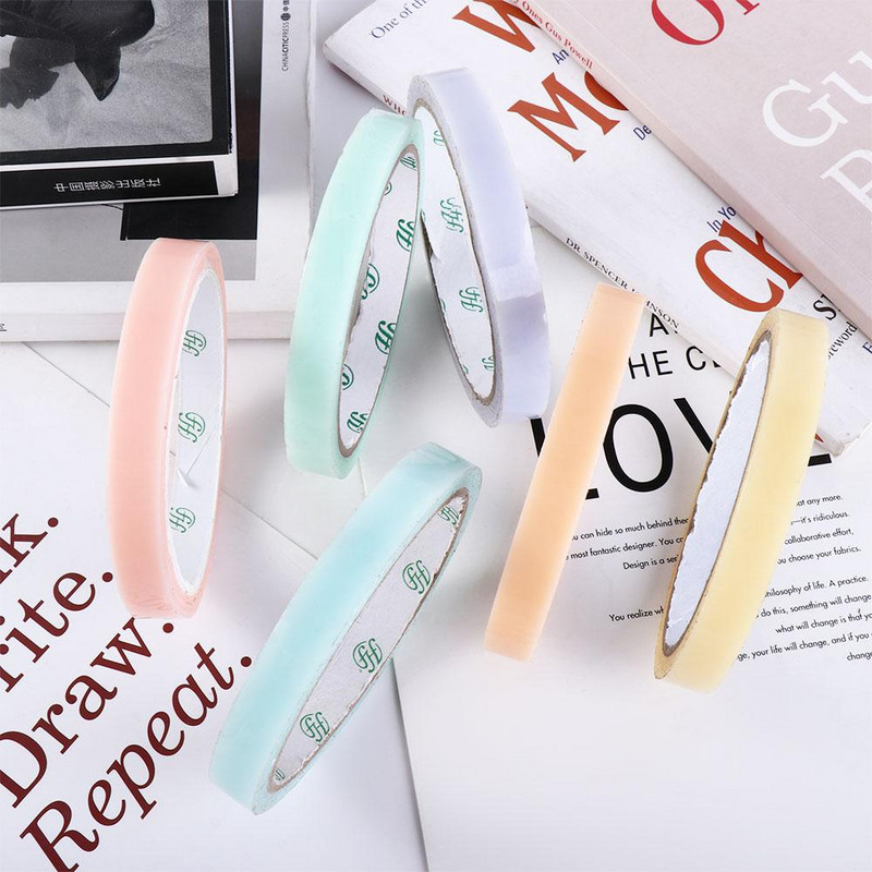 30 m vienkrāsaina, praktiska, lipīga lodīšu lente, DIY, ritošā uzlīmju aksesuāri albumam Skaistas krāsainas dāvanas