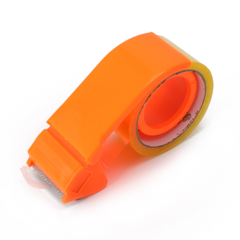 Läbipaistev kleeplindi hoidiku lõikuri pakkimisdosaator kontoritarvete transportimiseks