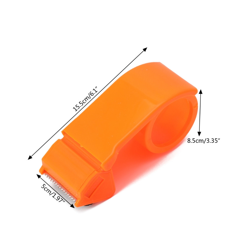 Läbipaistev kleeplindi hoidiku lõikuri pakkimisdosaator kontoritarvete transportimiseks