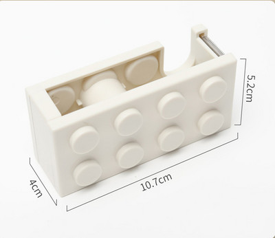Dispenser de bandă de cărămizi Cutter de bandă de birou Cutter de bandă Scotch Sediu de bandă de 3 mm Birou Acasă Papetarie Adezivi Suport bandă Depozitare