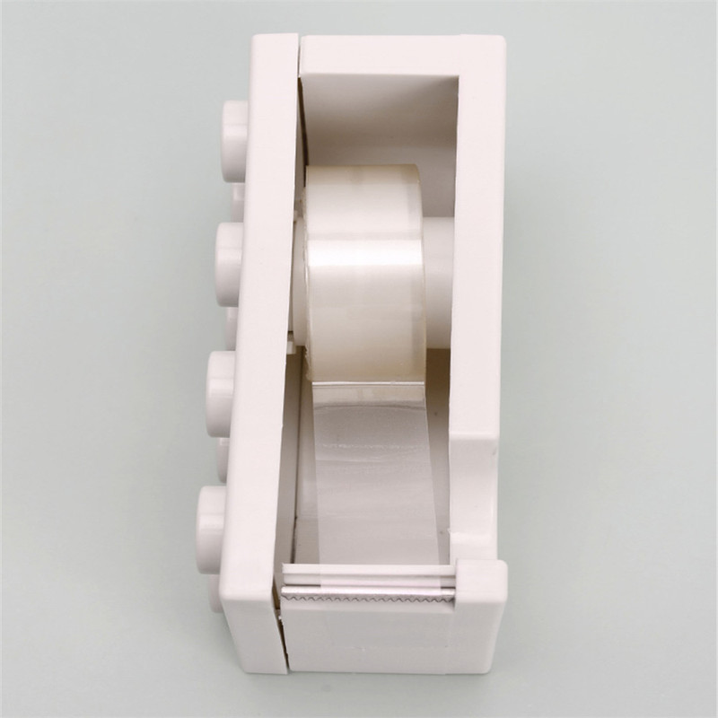 Dispenser de bandă de cărămizi Cutter de bandă de birou Cutter de bandă Scotch Sediu de bandă de 3 mm Birou Acasă Papetarie Adezivi Suport bandă Depozitare