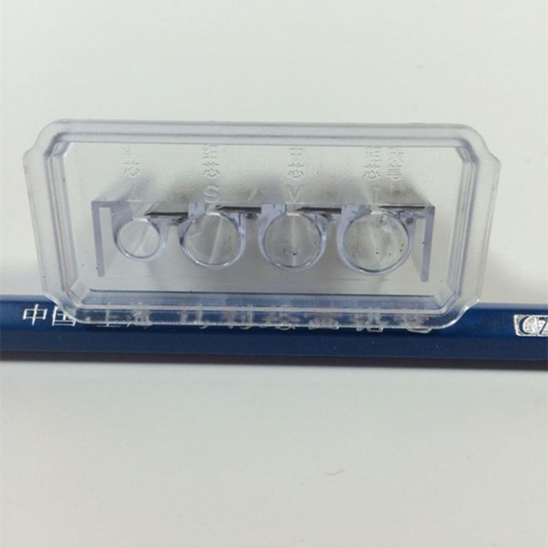 Многофункционална острилка за моливи с дървени въглища с 4 дупки с дълго ядро и олово Drawing Art Man J60A