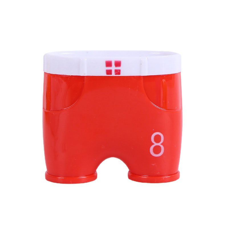 1 брой Lytwtw's Pencil Shapener Creative Double Hole Pants Канцеларски материали Карикатура Офис консумативи Подарък Kawaii Училищни аксесоари