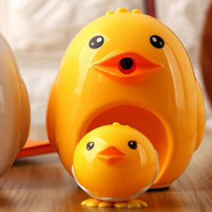 1PCS Kawaii Shapener Сладка кокошка Chick Set Жълто и бяло Острилка за моливи Момче Момиче Обучаващи се канцеларски материали
