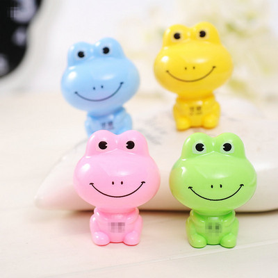 4 τμχ Creative Frog μολυβάκι ακονιστήρι Cartoon Animal Sharpener μονής τρύπας μαχαίρι επιστολόχαρτου Ενδιαφέρουσες ακονίσεις γραφείου