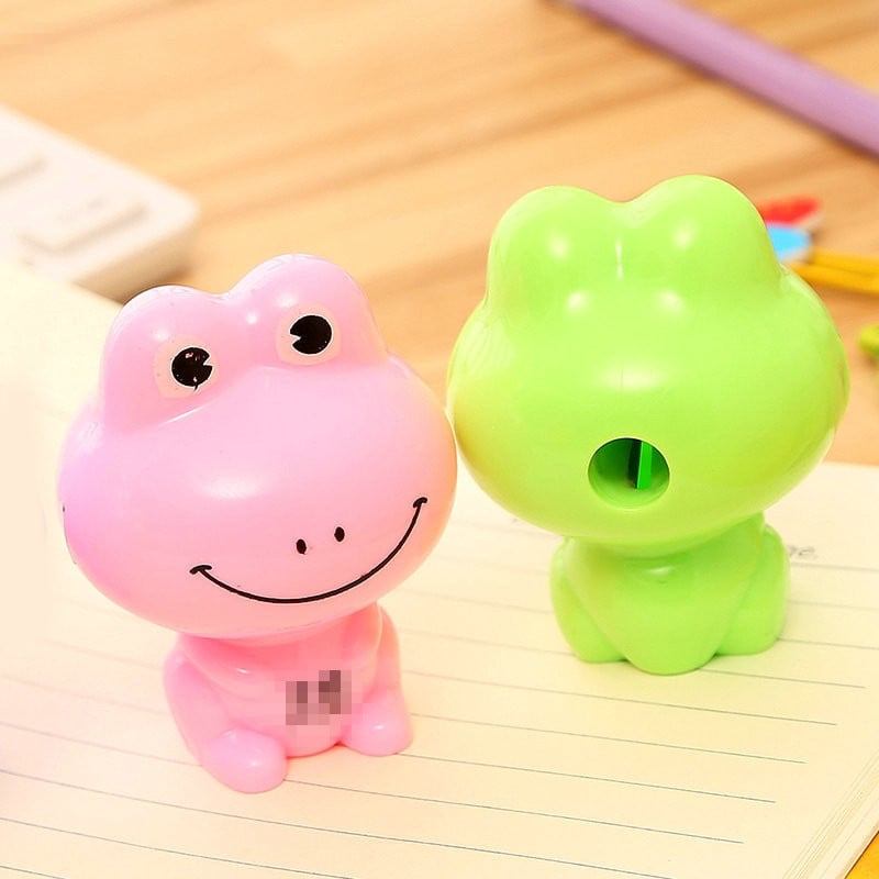 4 komada Kreativna žaba Šiljilo za olovke Crtići Životinje Rezač s jednom rupom Nož za pisaći pribor Zanimljiva Uredska šiljila