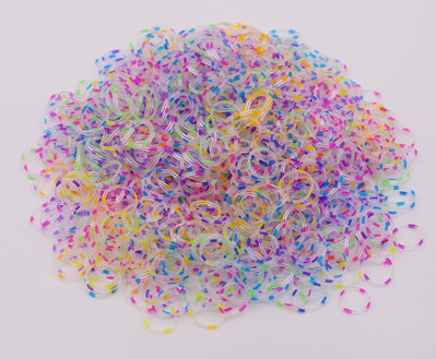 2023 Βραχιόλι 200Pcs Candy Loom Λαστιχένιες λωρίδες για Παιδιά Μαλλιά Λαστιχένιες λωρίδες αργαλειού Φτιάξτε υφαντό κολιέ DIY Παιχνίδια Χριστουγεννιάτικα δώρα