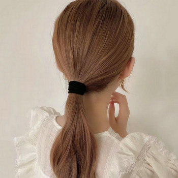 100 ΤΕΜ/Σετ Γυναικείες Κορίτσια Βασικές Κορίτσες Μαλλιών Απλά μονόχρωμα Ελαστικά Σχοινιά Μαλλιών Δένει Αξεσουάρ Μαλλιά Στήριγμα Αλογοουράς