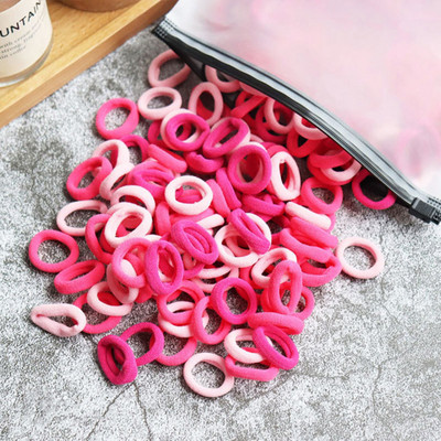 50/100 buc Benți elastice pentru păr pentru copii, pentru fete, pentru gumă de gumă, pentru copii, legături de păr din nailon, bentiță, accesorii pentru păr pentru bebeluși