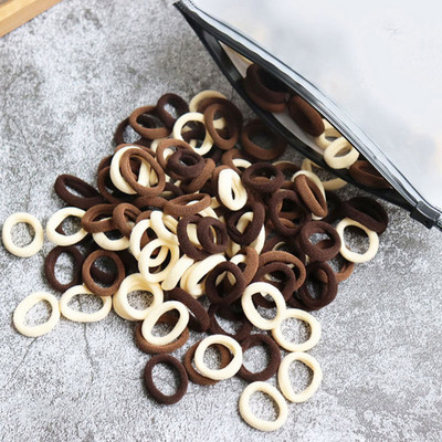 50/100 buc Benți elastice pentru păr pentru copii, pentru fete, pentru gumă de gumă, pentru copii, legături de păr din nailon, bentiță, accesorii pentru păr pentru bebeluși