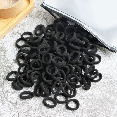 50/100 buc Benți elastice pentru păr pentru copii, pentru fete, pentru gumă de gumă, pentru copii, legături de păr din nailon, bentiță, accesorii pentru păr pentru bebeluși