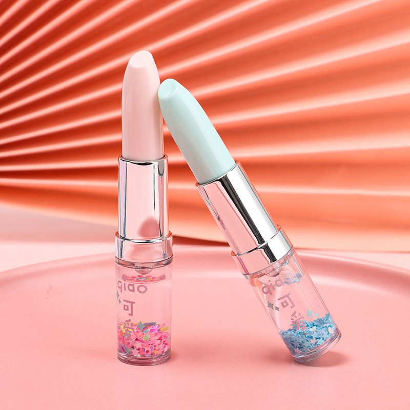 Творческа писалка с черно мастило, форма на червило, 0,5 мм, блясък, гел писалка, плаващи пясъци, подпис, писалка, инструмент за писане, канцеларски материали, училищни офис консумативи