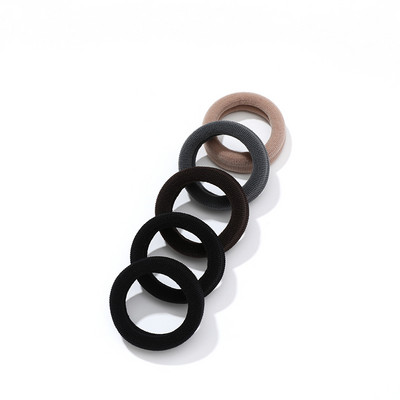 2/5/10 tk/komplekt Naised Tüdrukud Lihtsad tugeva laiusega scrunchid Kummipaelad Naised Pehmed elastsed juuksepaelad Naiste moe juuste aksessuaarid