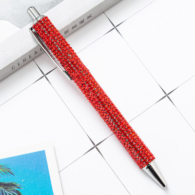 1 gabals Lytwtw lodīšu pildspalva Luksusa Rhinestone Cute Kāzu Rozā zelta Metāla Kancelejas preces Skolas Biroja piederumi Augstas kvalitātes pildspalvas